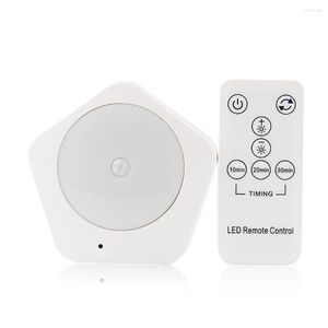 Nachtlichten Smart Led Socket Light Sensor Lamp Remote Regel verlichting Decoratie slaapkamer badkamer toilet hal meisjes