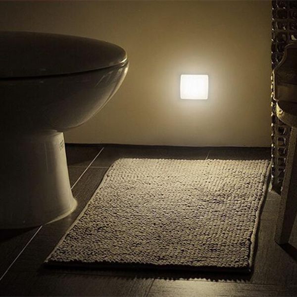 Luces nocturnas con Sensor de movimiento inteligente, lámpara LED nocturna con batería, lámparas de noche para WC, para habitación, pasillo, camino, inodoro DA 3,0