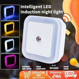 Nachtverlichting Zachte verlichting Slaapkamerlamp Autosensorlicht Schattig ontwerp Energiebesparende led Mini voor