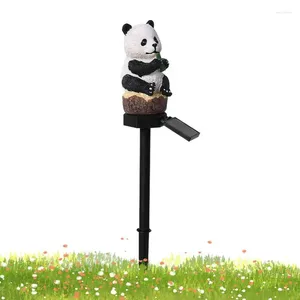 LED DE NIGHT DE NUIT LED SOLAR ENDE DE DOULEUR PANDA LAMPE DÉCORATIVE PANDA POUR PLANCHE PLANCH