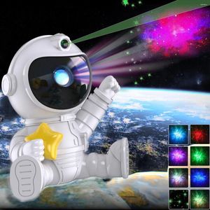 Nachtverlichting Sterrenstelsels Projector LED-licht Sterrenhemel Astronaut Porjectors Lamp voor decoratie Slaapkamer Kamer Decor Kinderen Geschenken