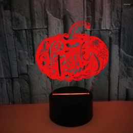 Nachtlichten Touch Switch 3D LED voor kinderen Geschenk kleurrijk USB TAK LAMP ACRYLIC POMPINE VANMEN SLAAP SLAAPKAMER Woonkamer Decor