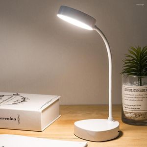 Veilleuses USB Protection des yeux Touch Fold Lampe d'étude LED Lampe de chevet rechargeable