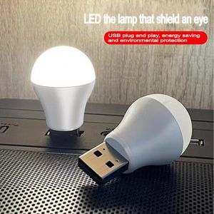 Veilleuses USB Plug Light Computer Portable Power Charging Book LED Lunettes de lecture