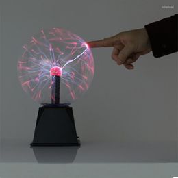 Nachtlichten USB Voice-geactiveerde statische elektriciteitsbal Plasma Magic Light Touch