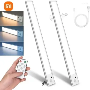 Xiaomi – veilleuse LED sans fil avec capteur de mouvement, Rechargeable par USB, pour armoire de cuisine, garde-robe, décoration de chambre à coucher