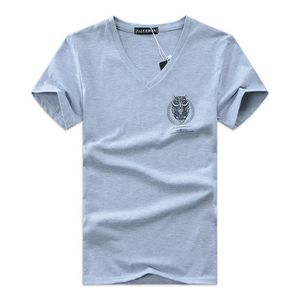 T-shirts pour hommes Night Printing T-Shirt Fashion Summer V-cou T-shirt Casual Short Sleeve Slim Fit Tee Wholesales