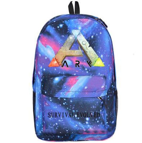 Mochila Night sky Steam ARK Mochila escolar de diseño único Mochila Survival Evolved Mochila de venta caliente Nuevo paquete de día de juego