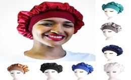 Night Sleep Hat Hair Care Cap Women Womens Durags Designer Chapeaux Durag Fashion Satin Bonnet Head Emballage Hair Loss Caps Home Clot3560431