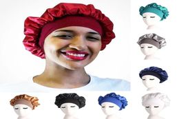 Night Sleep Sombrero para el cabello Capítulo Capas de mujeres Durags Sombreros de diseñador Durag Fashion Satin Satin Head Wrap Pastor Caps Caps Home Clout4830724