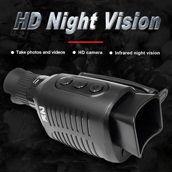 Telescopio Monocular de visión nocturna HD 30000 metros alcance infrarrojo dispositivo Digital impermeable pografía Video caza al aire libre