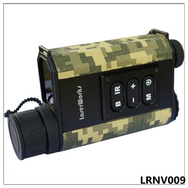 Freeshipping Visión nocturna telémetro monocular visión nocturna telescopio infrarrojo caza medida nocturna altura velocidad medidor láser detective 6x