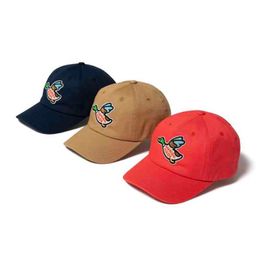 Nigo 2021ss casquette de baseball brodée à tête verte volante sauvage 9941023