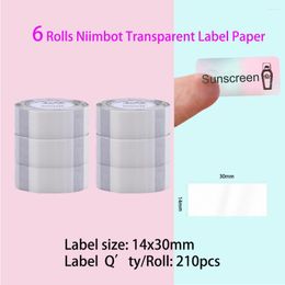 Niimbot 3 - 10 rouleaux D110 D101 D11 H1 imprimante d'étiquettes thermique papier Commercial maison marquage câbles étiquettes enfants livres autocollant