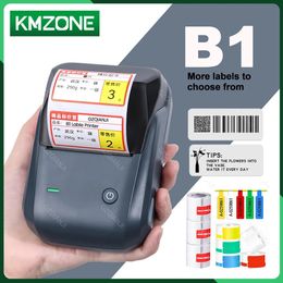Niimbot B1 Portable Label Maker voor mobiele draadloze Bluetooth -label Tape Paper Roll Adhesive Sticker Printers Inkless verschillende 240430