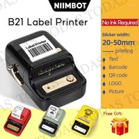 Niimbot B21 imprimante d'étiquettes Portable thermique sans fil Bluetooth utilisé pour la Machine de nourriture de bijoux de vêtements de code à barres
