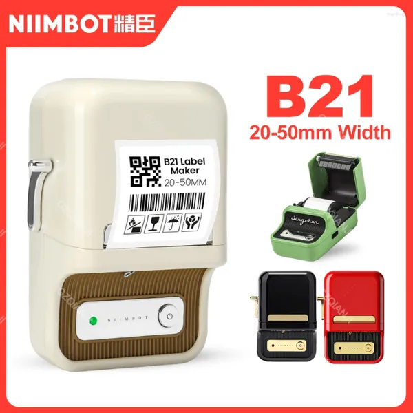 NIIMBOT B21 Etiqueta de etiqueta Impresora portátil portátil Wireless Bluetooth fabricante utilizado para ropa de código de barras