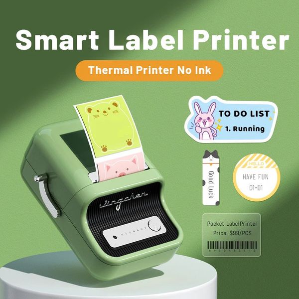 Niimbot B21 Mini Sticker Imprimante Portable Wireless Label Imprimante pour autocollants Phone Mobile Bluetooth UV Thermal Label Imprimante 240418