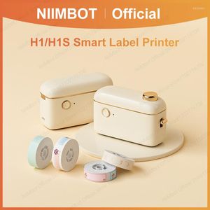 Niimbot H1 H1S Mini Portable Thermal Printer for Stickers Adhesive Label Maker met Continuous Printing Machine Mobile