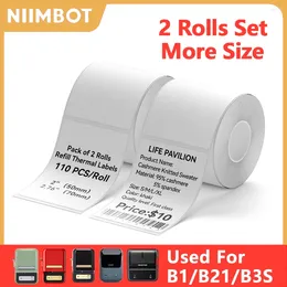 Niimbot MINI PORTING THERMAL IMPRIMANCE PROPRITE ÉQUIPE BLANC WHITE POUR B1 B11 B21 IMPHERPOROP ADODHESIVE UV PRIX ÉTAGE