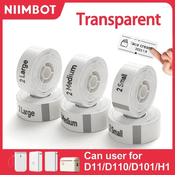 Étiquette transparente Niimbot pour D11 D110 MINI PORTABLE IMPRIMITAIRE PORTABLE AUTAPHER