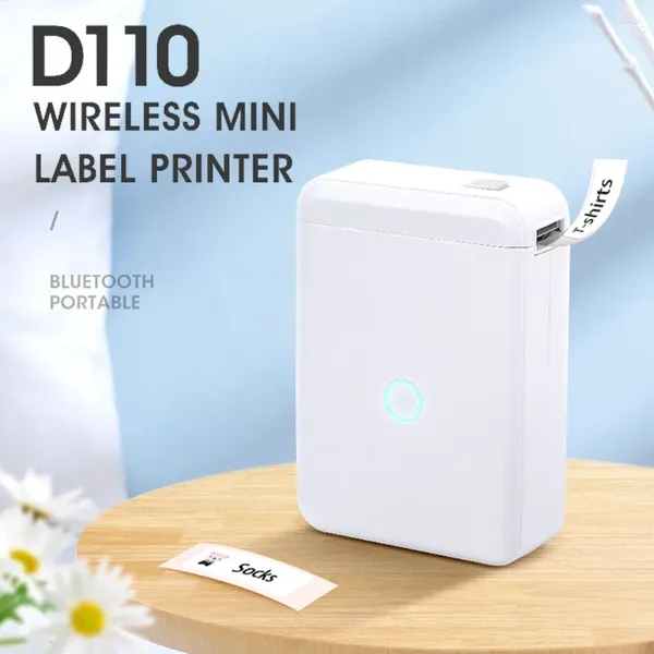 Niimbot Wireless Mini Imprimante Pocket Label Pocket Bluetooth Thermal Fast Impression à domicile Bureau