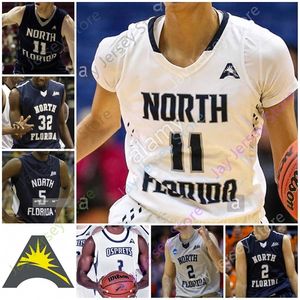 Nik1 Maillot de basket-ball personnalisé North Florida UNF Ospreys NCAA College Carter Hendricksen Garrett Sams Ivan Gandia-Rosa J.T. Escobar Wajid Aminu