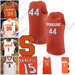 Nik1 Custom Syracuse Orange Basketball Jersey NCAA College Bourama Sidibe Jerami Grant Dion Waiters Dave Bing Carter-Williams Derrick Coleman