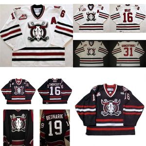 NIK1 Personaliseer Mens Womens Kids WHL Herten Rebellen 16 Brennen Wray 16 Endicott 19 Lukas Bednarik Geborduurde Hockey Goedkope Jerseys Goalhit Cut