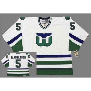 Nik1 Hommes # 10 Ron Francis Hartford Whalers Vintage Retro Hockey Ice Cousu Jersey 11 Kevin Deuen 5 ULF Samuelsson 16 Pat Verbeek