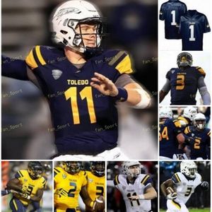 NIK1 NCAA College Jerseys Toledo 21 Shakif Seymour 22 Bryant Koback 3 Diontae Johnson 3 Kareem Hunt Custom Football Stitched