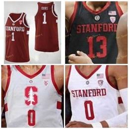 NIK1 NCAA College Stanford Cardinal Basketball Jersey 15 Rodney Herenton 20 Josh Sharma 23 Cormac Ryan 24 Sam Beskind Custom Stitched