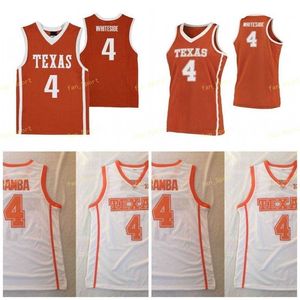 Nik1 NCAA College Texas Longhorns Basketball Jersey 4 Mohamed Bamba 13 Jase Febres 20 Jericho Sims 21 Dylan Osetkowski Cosido personalizado