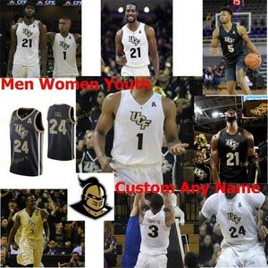 NIK1 NCAA College UCF Knights Basketball Jersey 2 Terrell Allen 20 Frank Bertz 21 Chad Brown 22 Chance McSpadden Custom Stitched