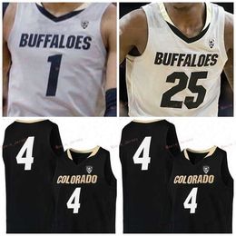 Nik1 Stitched Custom 23 Lucas Siewert 24 Eli Parquet 25 McKinley Wright IV 33 Aidan McQuade 34 Benan Ersek Colorado Buffaloes Masculino Feminino Juvenil