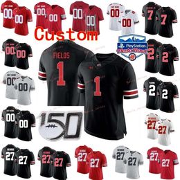 Nik1 cousu personnalisé 32 Jack Tatum 33 Master Teague III 33 Zach Harrison 36 Chris Spielman Ohio State Buckeyes College Youth Jersey