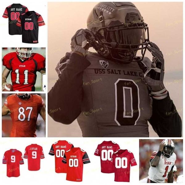 Nik1 Utah Utes Football Jersey NCAA College 20 Devin Lloyd 6 Devin Brumfield 25 Jaylen Dixon 15 Jason Shelley 18 Grande-Bretagne Covey 22 Chase Hansen