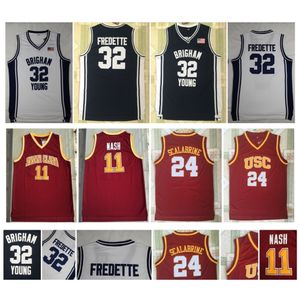 Nik1vip NCAA Brigham Young Cougars 32 Jimmer Fredette Jersey Santa Clara College 11 Steve Nash Californie du Sud USC 24 Brian Scalabrine College