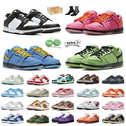 Designer Dunk Low Panda Zapatos Mujeres Hombres Shoes Dunksb Freddy Krueger Jarritos Crenshaw Skate Club What The Pink Green Lobster Sneakers
