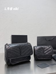 NIKI chaîne sac à bandoulière sac à main femmes Designer cuir sacs à bandoulière sac à main portefeuille