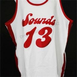 Nikivip Cheap Custom #13 Collis Jones MS Sounds College Basketball Heren Ed Wit Elke maat 2XS-3XL 4XL 5XL Naam Nummer Jersey