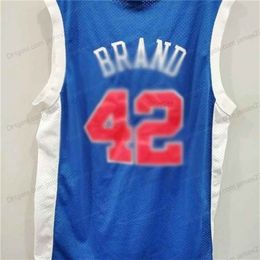 Nikivip Pas Cher Personnalisé Rétro Elton # Marque Basketball Jersey Hommes Cousu Bleu Toute Taille 2XS-5XL Nom Et Numéro Vintage Top Qualité