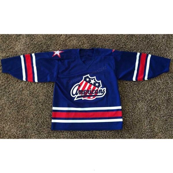 Nikivip – maillot de Hockey personnalisé pour hommes, maillot de hockey américain de Rochester, cousu de n'importe quelle taille, nom ou numéro, qualité supérieure