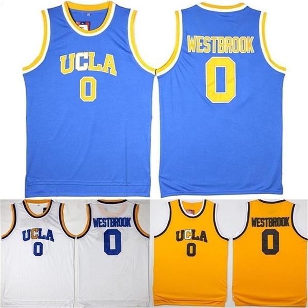 Nikivip Hombres Russell Westbrook Jersey Colección UCLA Bruins College Baloncesto Jerseys Alta calidad Cosido NameNumber Tamaño S-2XL