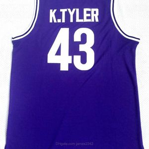 Nikivip-schip van de VS #the 6th Man Movie 43 Kenny Tyler Basketball Jersey Men Huskies College Marlon Wayans Jerseys University Purple Size S-3XL