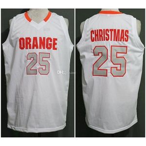 Nikivip Syracuse Orange College Rakeem rojo Navidad # 25 Jersey de baloncesto retro cosido para hombre Número personalizado Nombre Jerseys