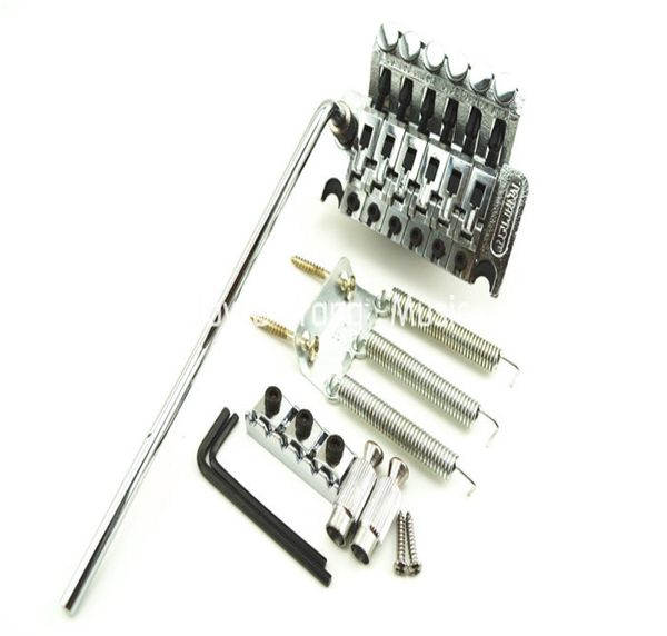 Niko Chrome Floyd Rose Lic Tremolo Bridge Sistema de bloqueo doble Wholes8809867