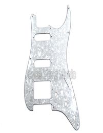 Niko Pearl White Celluloïd 4 pli électrique Pickguard SSH Pickups pour Fender Strat Style Electric Guitar 8575462