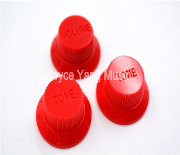 Niko Red No Ink 1 Volume2 Tone Tone Electric Guitar Control Knobs For Fender Style Guitar Electric Guitar Whars8020775