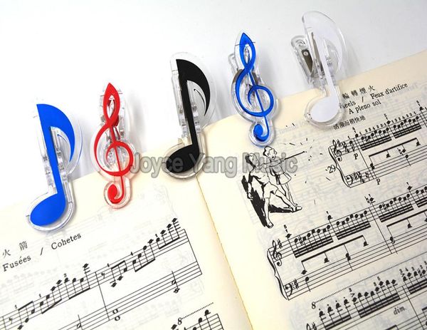 Niko Treble Notes Bass Clef Grand Grand Piano Music Book Note Paper Feuille Spring Clip Holder pour piano Guitar Violin Performance2763717